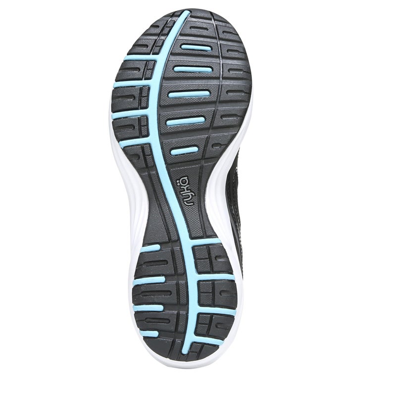 Ryka Women's Dash 3 Walking Shoes Black/Meteorite/Blue 11 M - Image 4